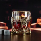 Бокал для виски Россия в подарочной коробке