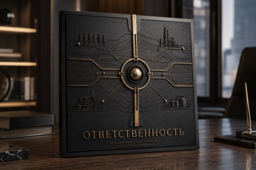 Панно подарочное Ответственность. Держать систему 