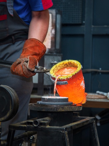 Набор 2 бокала для коньяка "Тигр", в шкатулке из массива