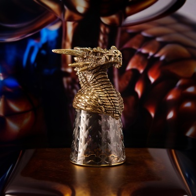 Набор 6 стопок-перевертышей  "Дракон",в деревянной шкатулке