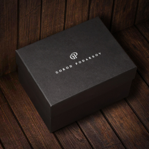 Подстаканник ручной работы "Змея", в коробке из дизайнерского картона