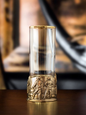 Стопка патрон Профессии "Нефтяник", в черной подарочной упаковке