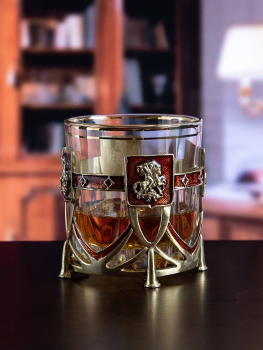 Бокал для виски Георгий Победоносец в подарочной коробке