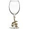 Бокал для вина "Волки" в картонной коробке