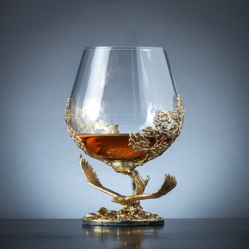 Набор 2 бокала для коньяка "Парящий Орел", в коробке из дизайнерского картона
