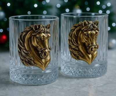 Набор из 2-х бокалов для виски элизия Лошадь в картонной коробке