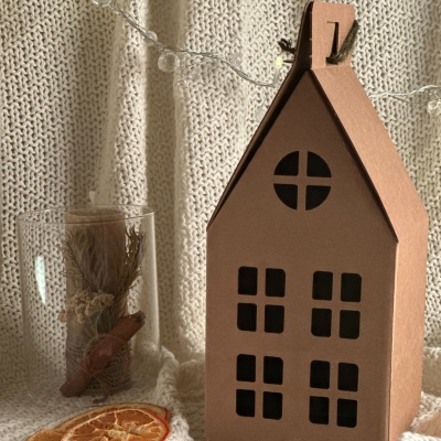 Набор из 2-х бокалов для виски Элизия с накладками Дракон 1, упаковка Домик