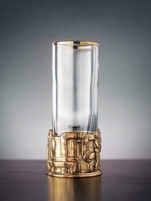 Стопка патрон Профессии "Газовик", в черной подарочной упаковке.