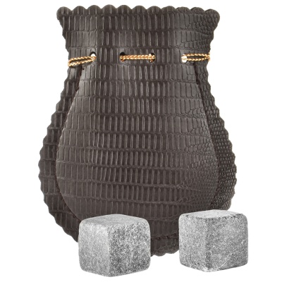 Бокал для виски "Квадро", накл."Большой герб России",камни,мешок, в картон. коробке 