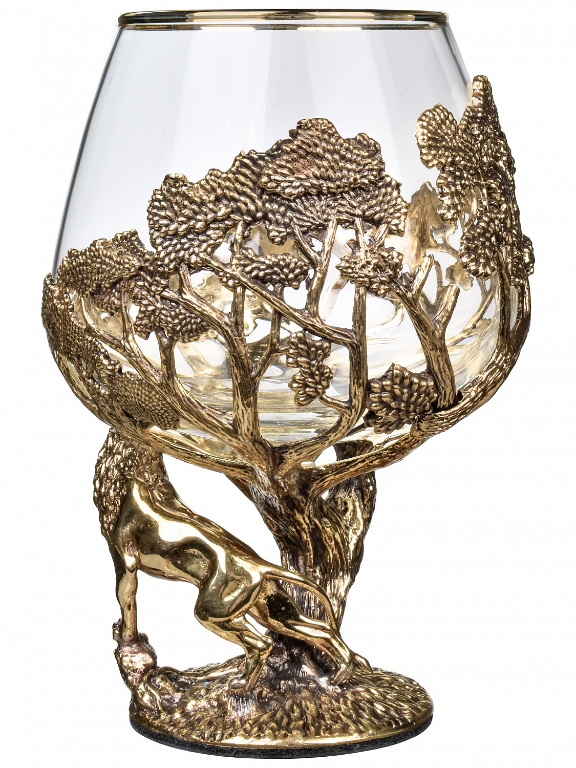 Бокал для коньяка "Лев" (ROYAL) 420 мл в подарочной коробке