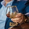 Бокал для коньяка Львица со львятами 420 мл в подарочной коробке