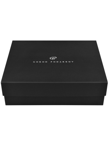 Набор 4 бокала для вина "Лоза Роял",в черной подарочной упаковке.