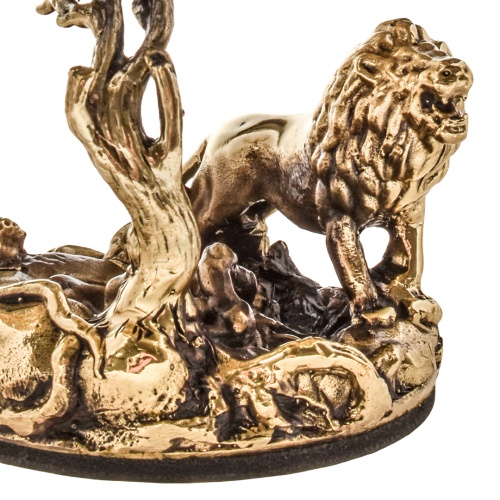 Набор 2 бокала для коньяка "Лев", в коробке из дизайнерского картона