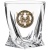 Бокал для виски с накладкой "Близнецы", в коробке из дизайнерского картона