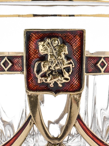 Бокал для виски Георгий Победоносец в подарочной коробке