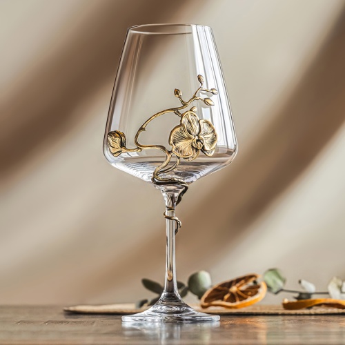 Бокал для вина "Орхидея" в подарочной коробке