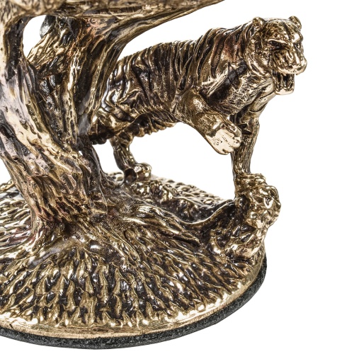 Бокал для коньяка 420 мл Тигр Royal  в деревянной шкатулке