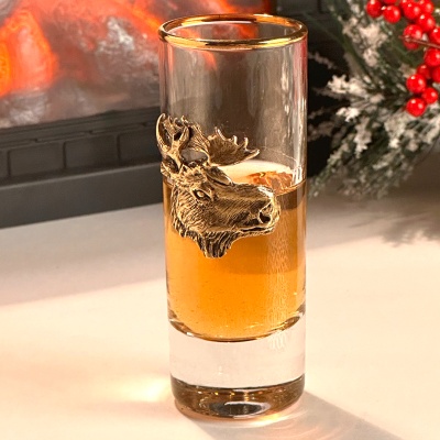 Стопка Сиде с накладкой Лось без упаковки