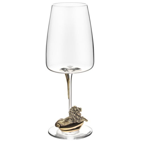 Бокал для вина "Лев ЛОРД"(со статуэткой на ножке) в подарочной упаковке.