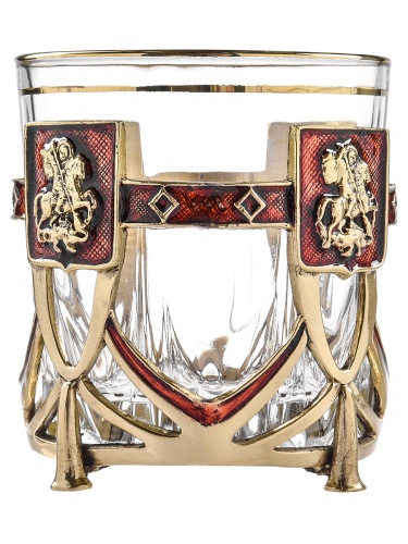 Бокал для виски Георгий Победоносец в подарочной коробке