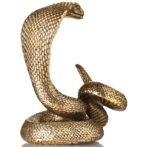 Набор 3 лафитника и статуэтка "Змея",  в коробке из дизайнерского картона