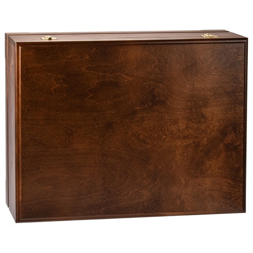 Набор 4 бокала для коньяка (Р) "Дракон на шаре",6 стопок патрон "Дракон", в деревянной шкатулке.