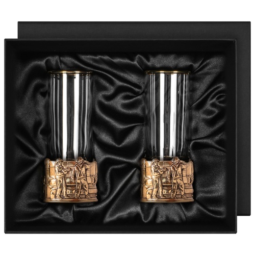 Набор 2 стопки патрон Профессии "Газовик",  в коробке из дизайнерского картона