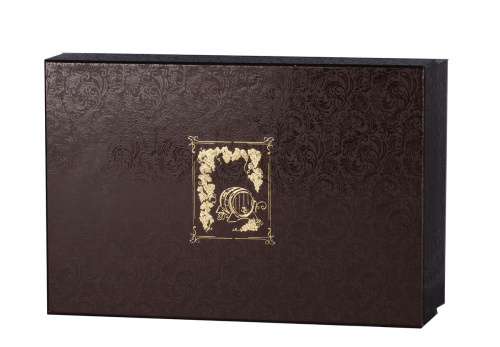 Набор из двух бокалов для коньяка Охота на Кабана в подарочной коробке