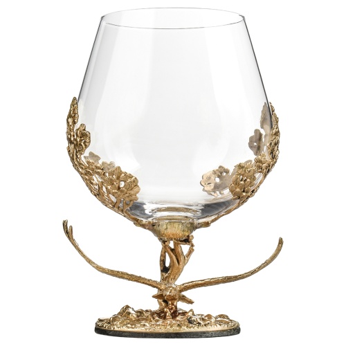 Набор 2 бокала для коньяка "Парящий Орел", в шкатулке из массива