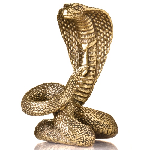 Набор 3 лафитника и статуэтка "Змея",  в коробке из дизайнерского картона