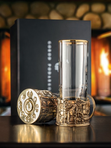 Набор 2 стопки патрон Профессии "Газовик",  в коробке из дизайнерского картона