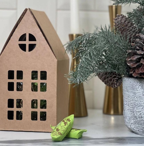 Бокал для виски Огненная  Лошадь в подарочной коробке домик с конфетами