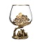 Бокал для коньяка Три медведя 420 мл в подарочной коробке