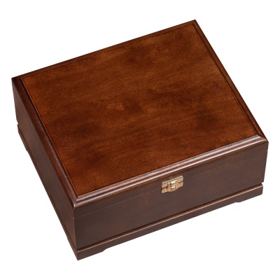 Набор 2 бокала для коньяка "Россия", в шкатулке из массива