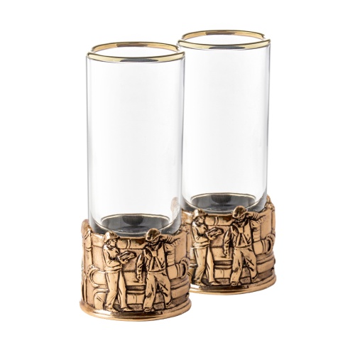 Набор 2 стопки патрон Профессии "Газовик",  в коробке из дизайнерского картона