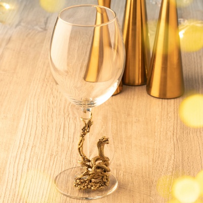 Бокал для вина Энотека Змея ОНА в картонной коробке