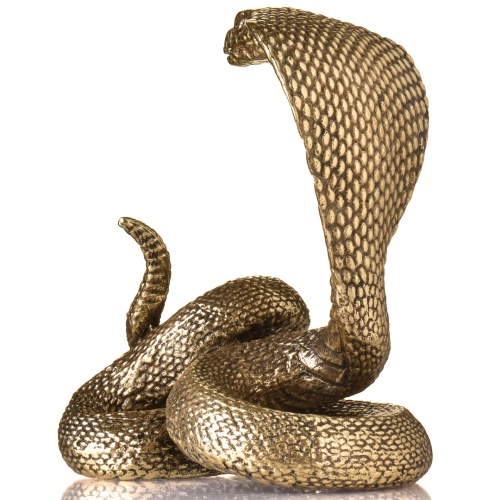 Набор 3 лафитника и статуэтка "Змея",  в коробке из дизайнерского картона