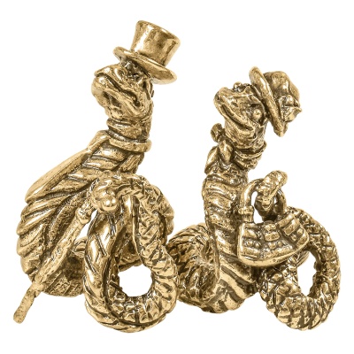 Набор 2 статуэтки  "Мистер/Мисс Твистер" , в пакете/блистере.