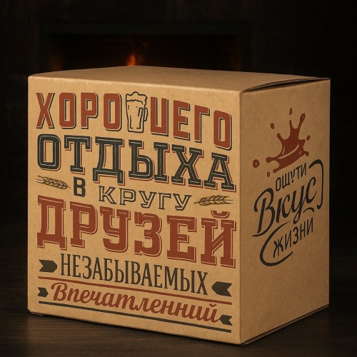 Бокал для виски Лошадь в картонной коробке