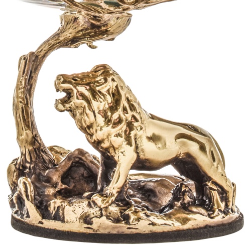 Набор 2 бокала для коньяка "Лев", в коробке из дизайнерского картона