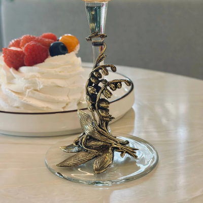 Набор бокалов для вина "Ландыши" в картонной коробке