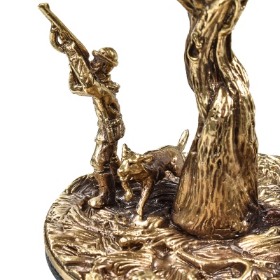 Набор 2 бокала для коньяка "Охота на Уток" и "Охота на Лося", в коробке из дизайнерского картона