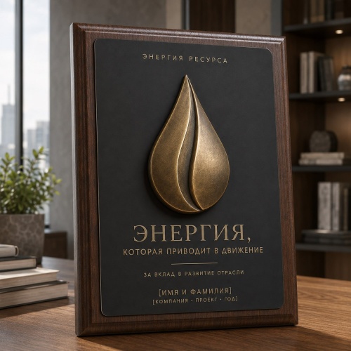 Панно подарочное Энергия ресурса в подарочной коробке
