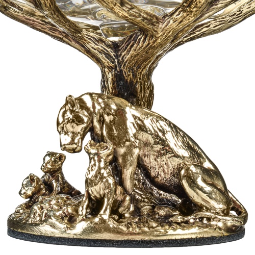 Набор бокалов для коньяка 420 мл "Львица" royal в подарочной коробке