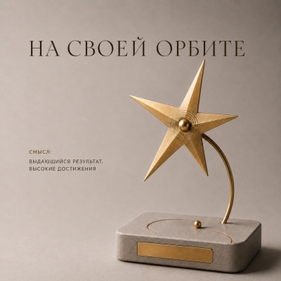 Статуэтка На своей орбите
