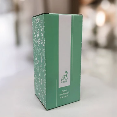 Бокал для вина "Ландыши" в картонной коробке