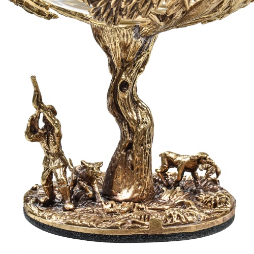 Набор 2 бокала для коньяка "Охота на Уток" и "Охота на Лося", в коробке из дизайнерского картона